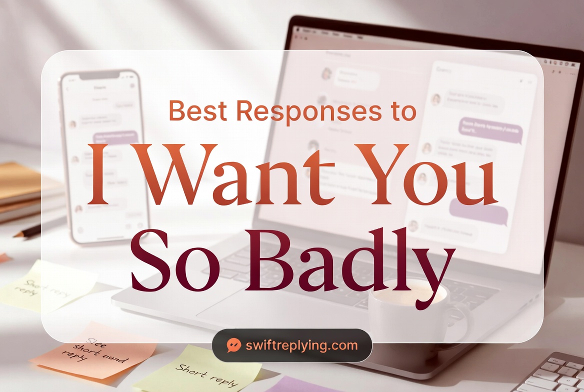 Best Responses to I Want You So Badly