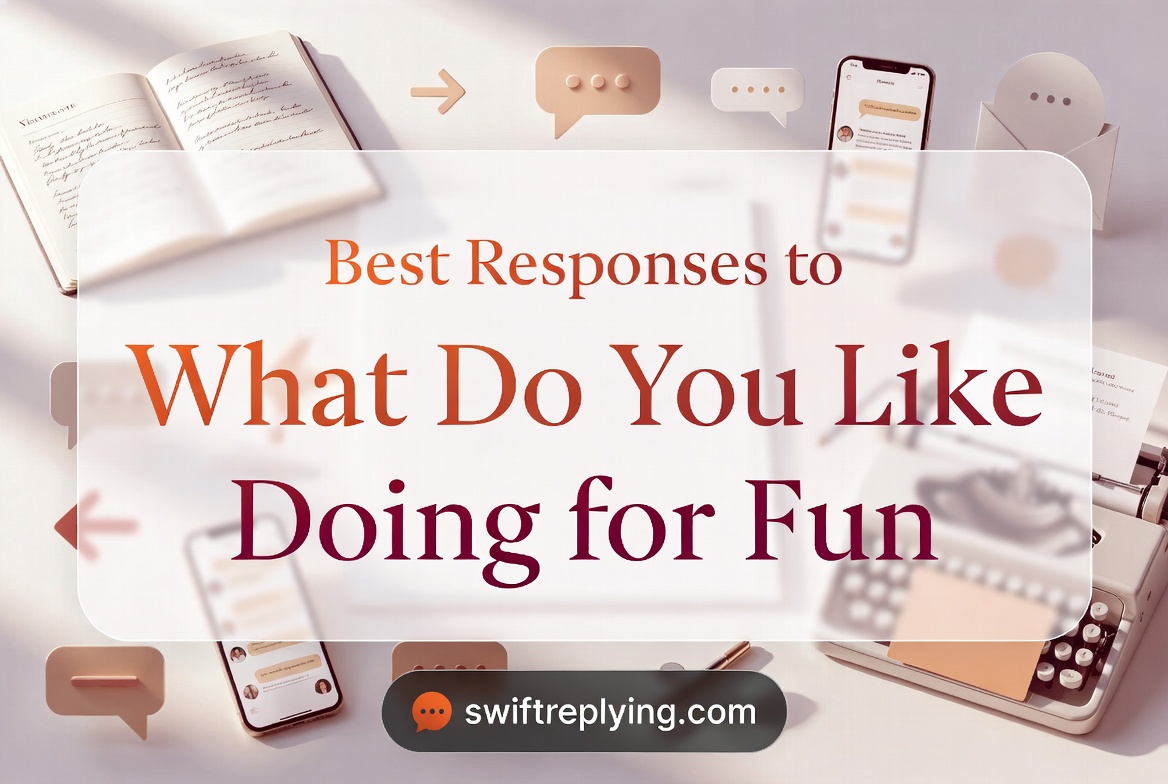 Best Responses to What Do You Like Doing for Fun