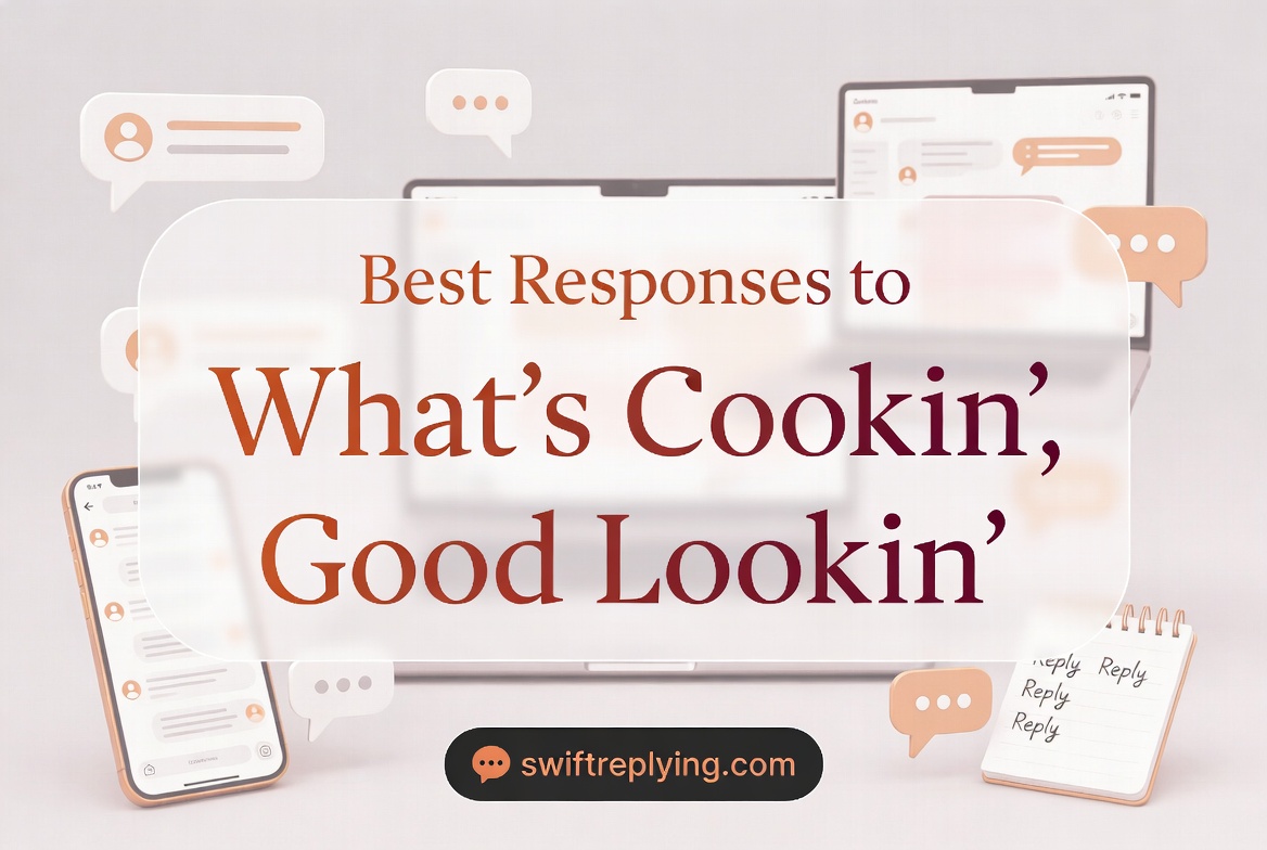 Best Responses to “What’s Cookin’, Good Lookin’”