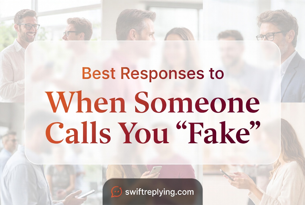 Best Responses to When Someone Calls You "Fake"