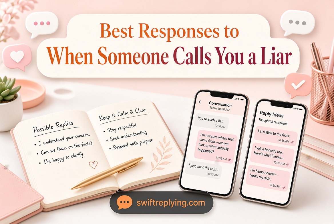 Best Responses to When Someone Calls You a Liar