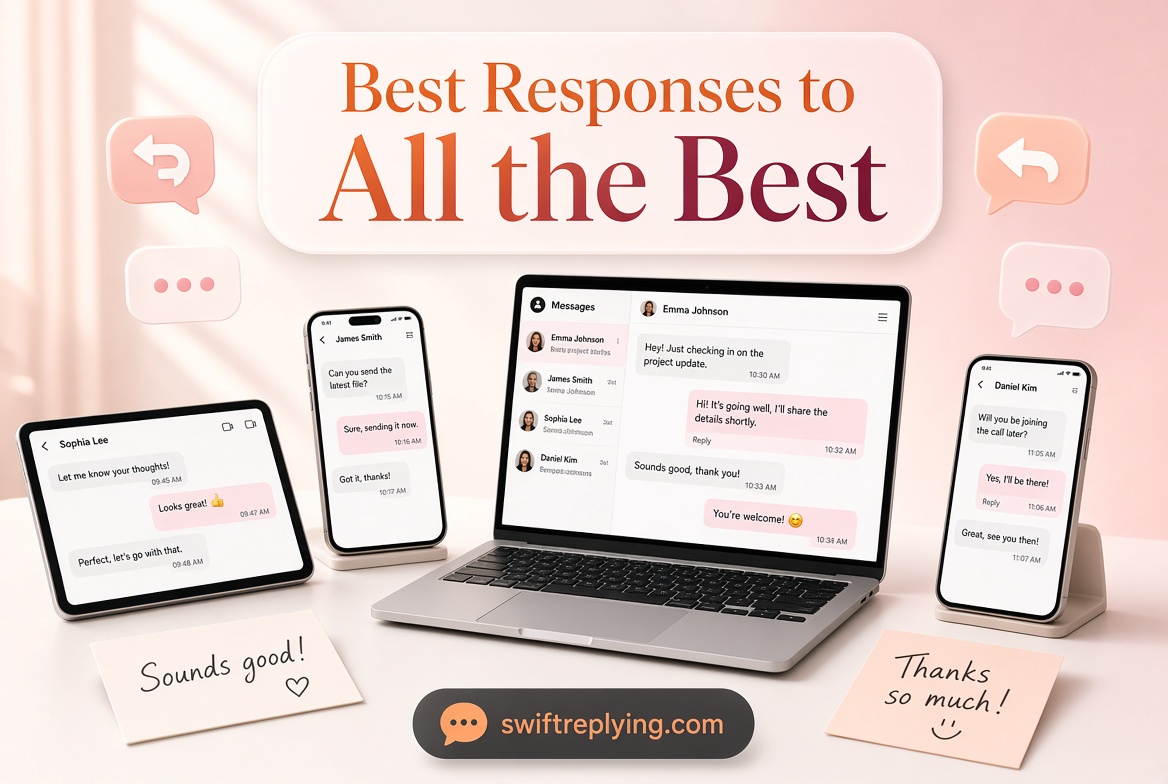 Best Responses to "All the Best"