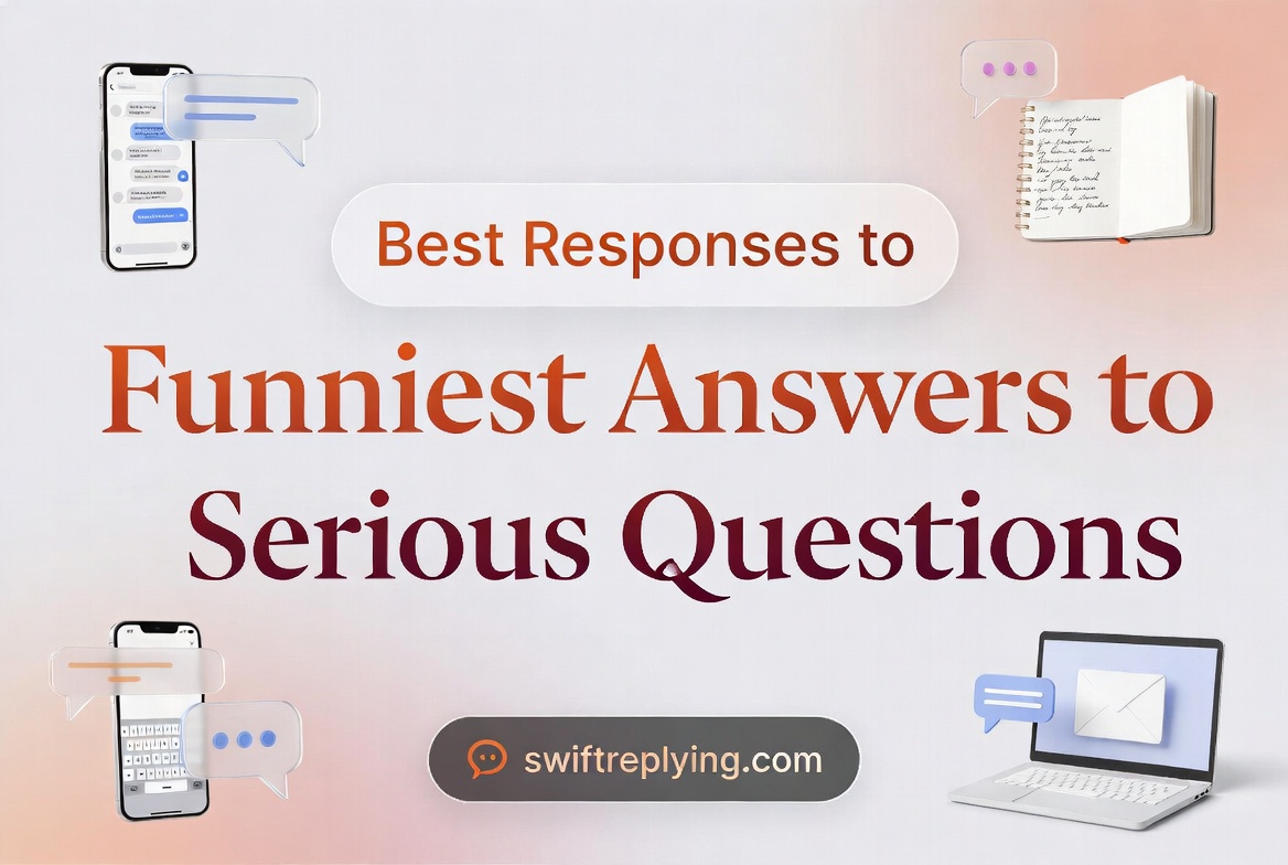 Best Responses to Funniest Answers to Serious Questions