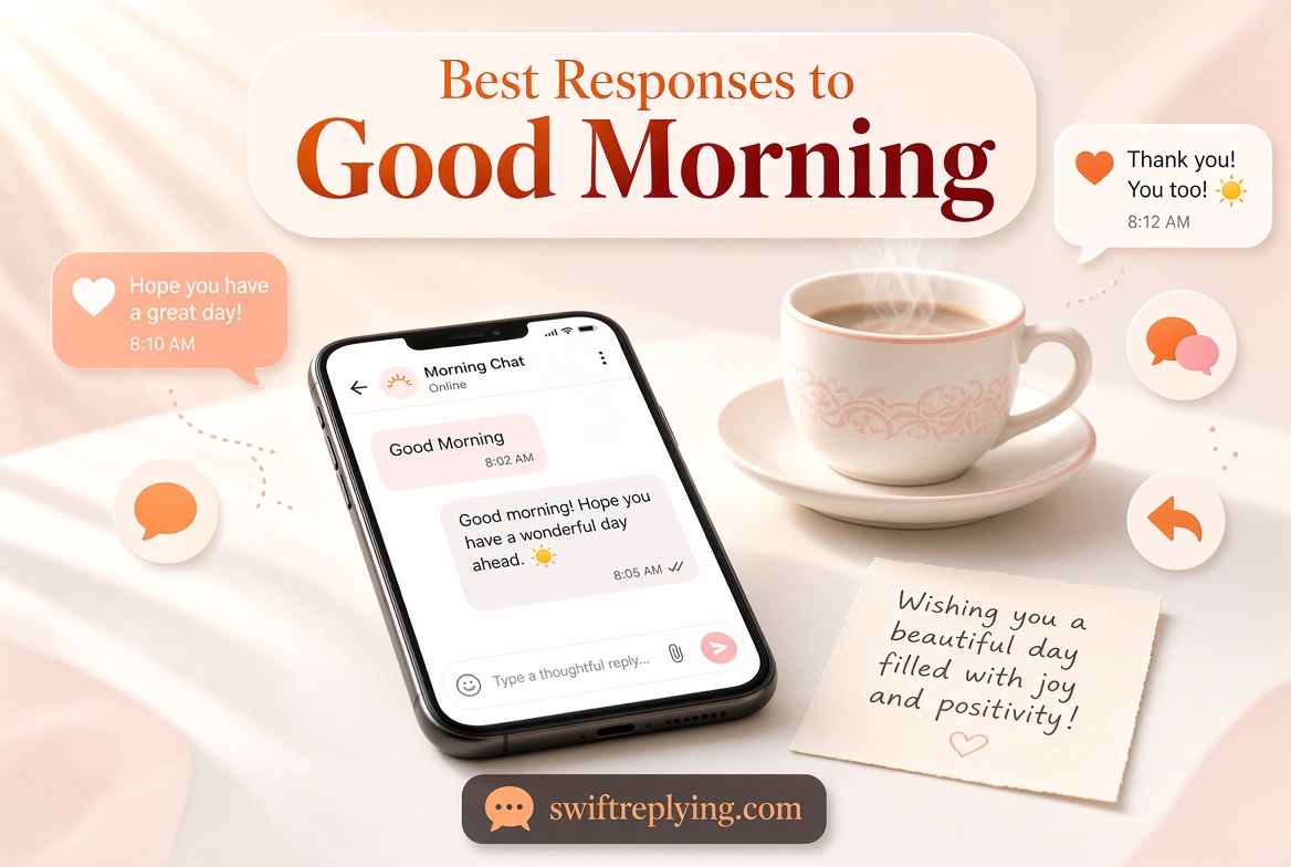 Best Responses to “Good Morning”