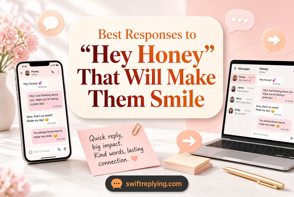 Best Responses to “Hey Honey” That Will Make Them Smile