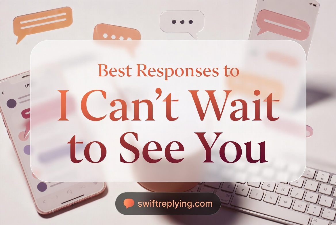 Best Responses to I Can’t Wait to See You