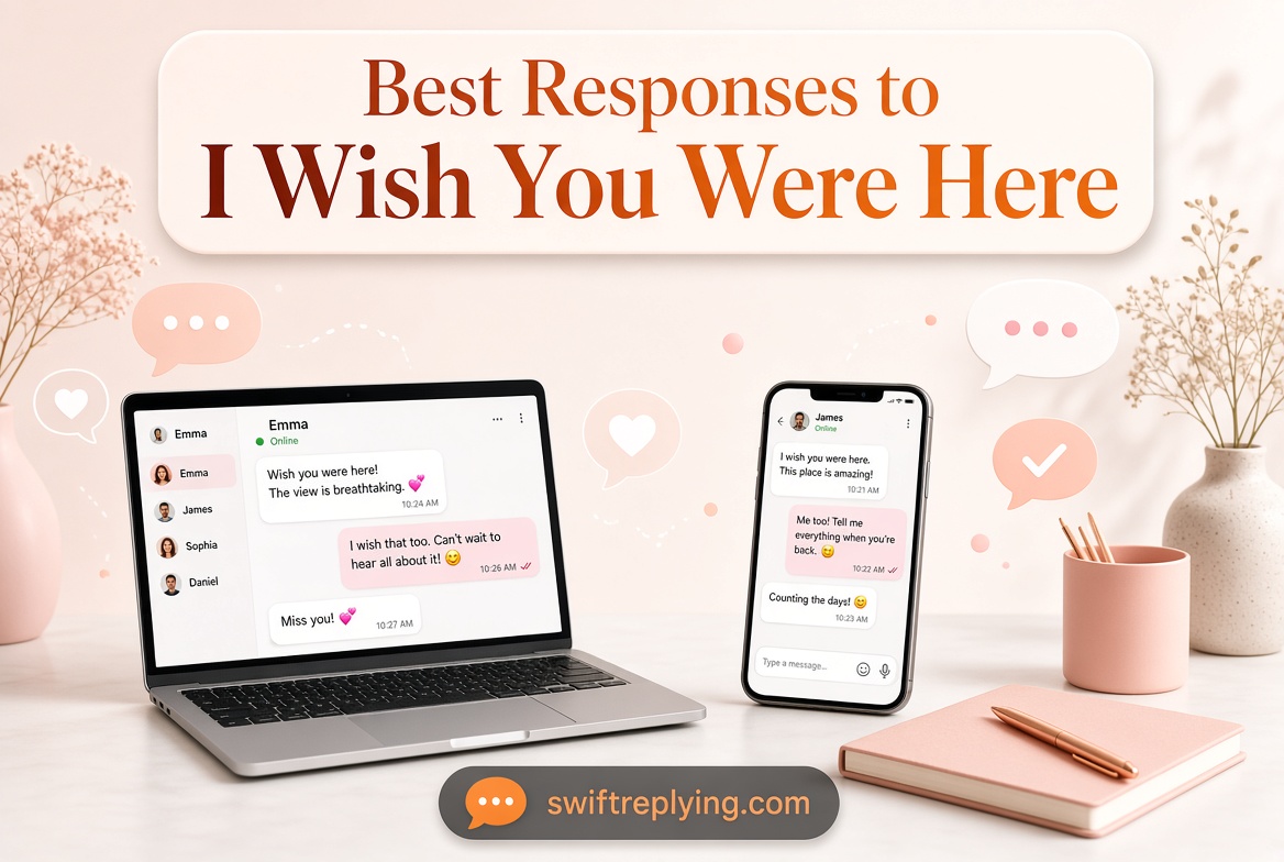 Best Responses to “I Wish You Were Here”