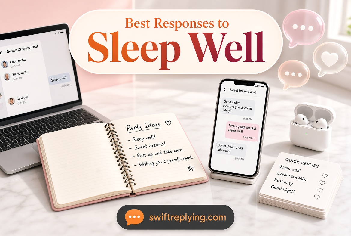Best Responses to “Sleep Well”
