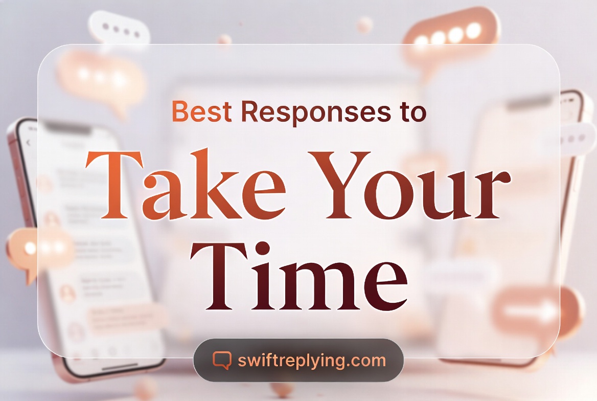 Best Responses to Take Your Time
