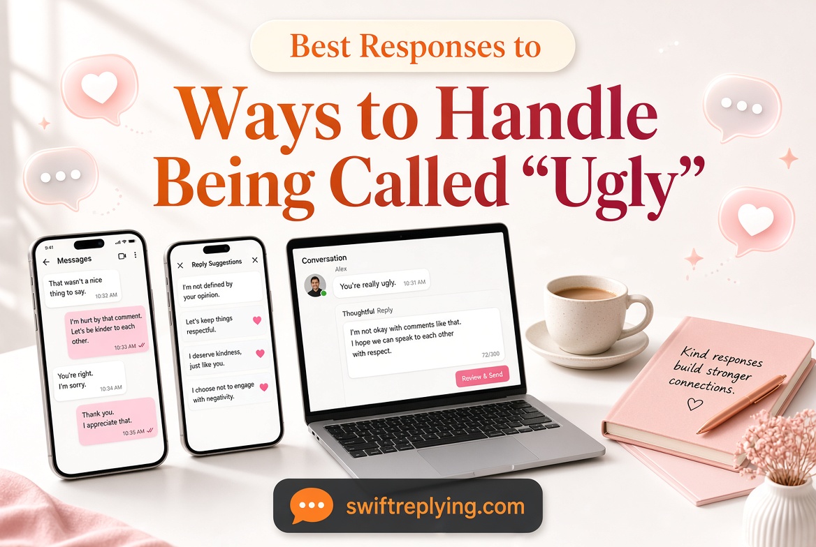 Best Responses to Ways to Handle Being Called “Ugly”