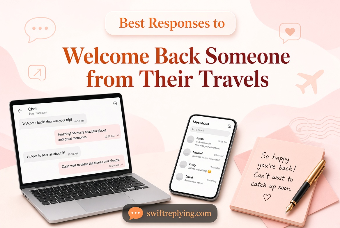 Best Responses to Welcome Back Someone from Their Travels