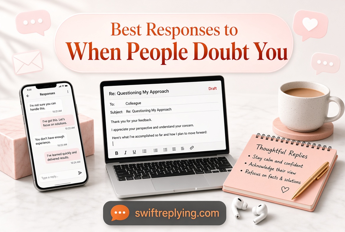 Best Responses to When People Doubt You