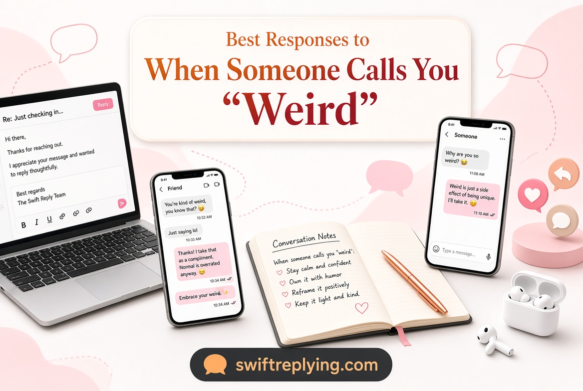 Best Responses to When Someone Calls You “Weird”
