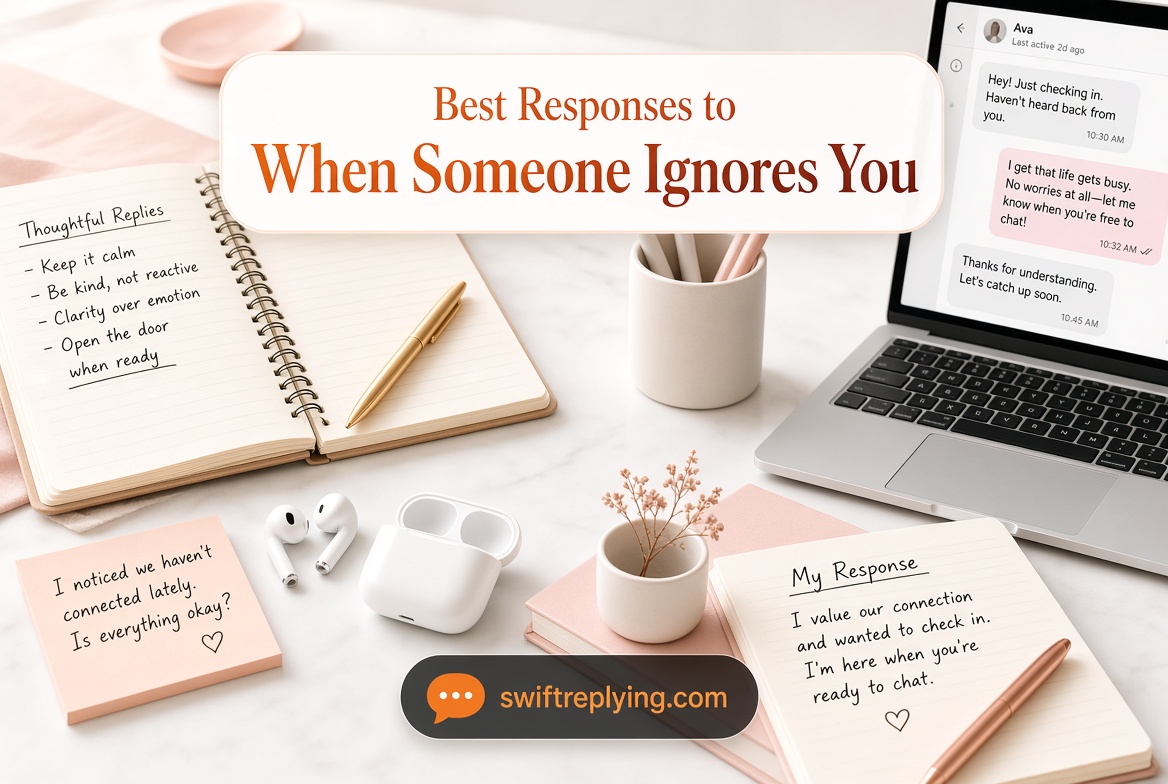 Best Responses to When Someone Ignores You