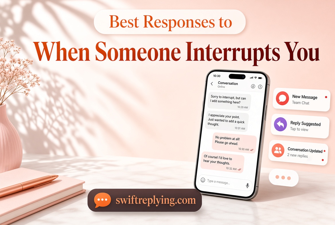 Best Responses to When Someone Interrupts You
