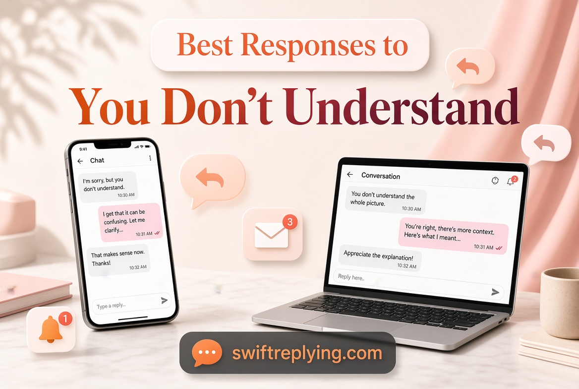 Best Responses to “You Don’t Understand”