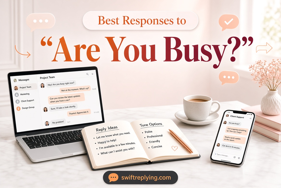 Best Responses to “Are You Busy?”
