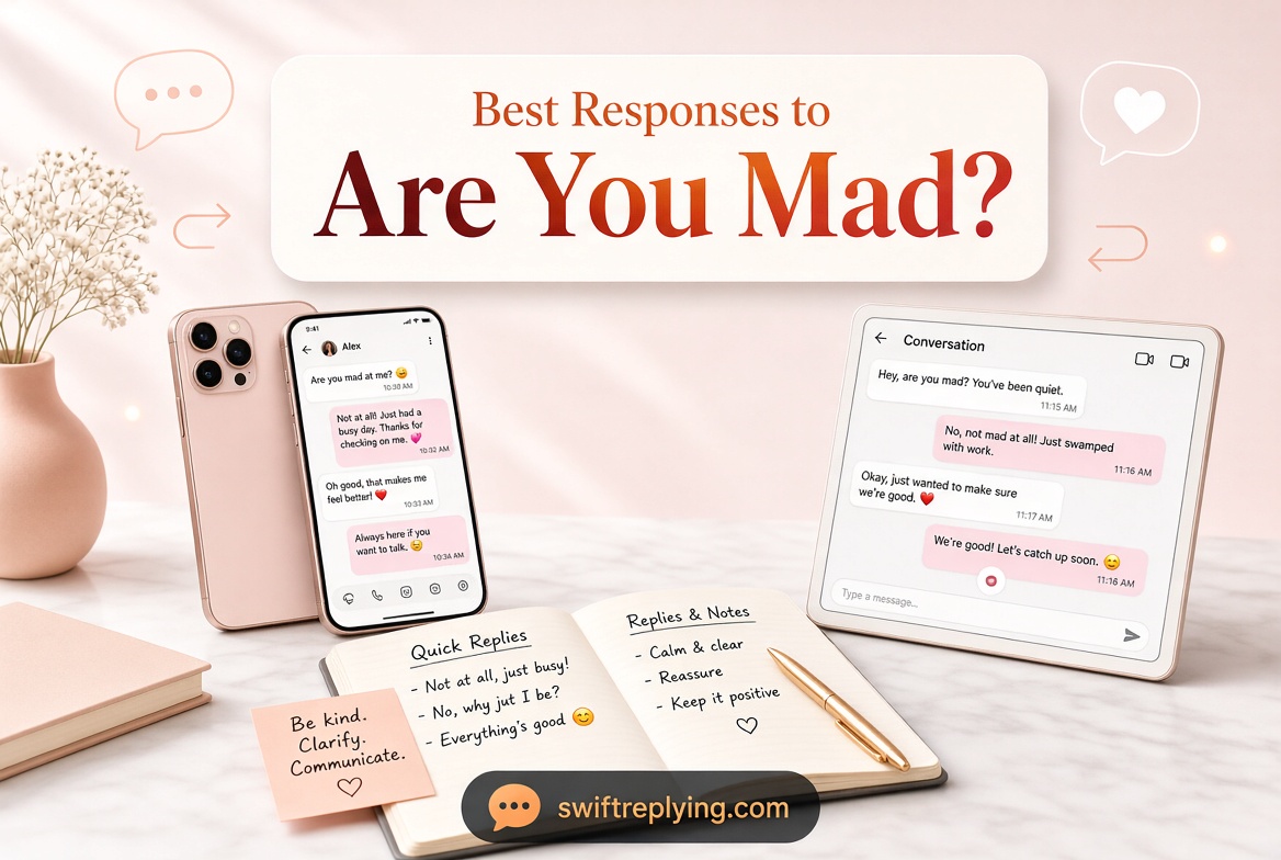 Best Responses to “Are You Mad?”
