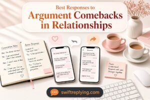Best Responses to Argument Comebacks in Relationships