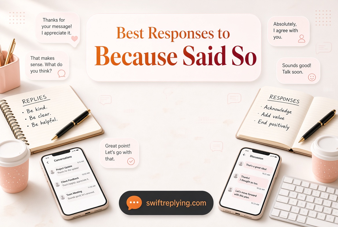 Best Responses to “Because Said So”