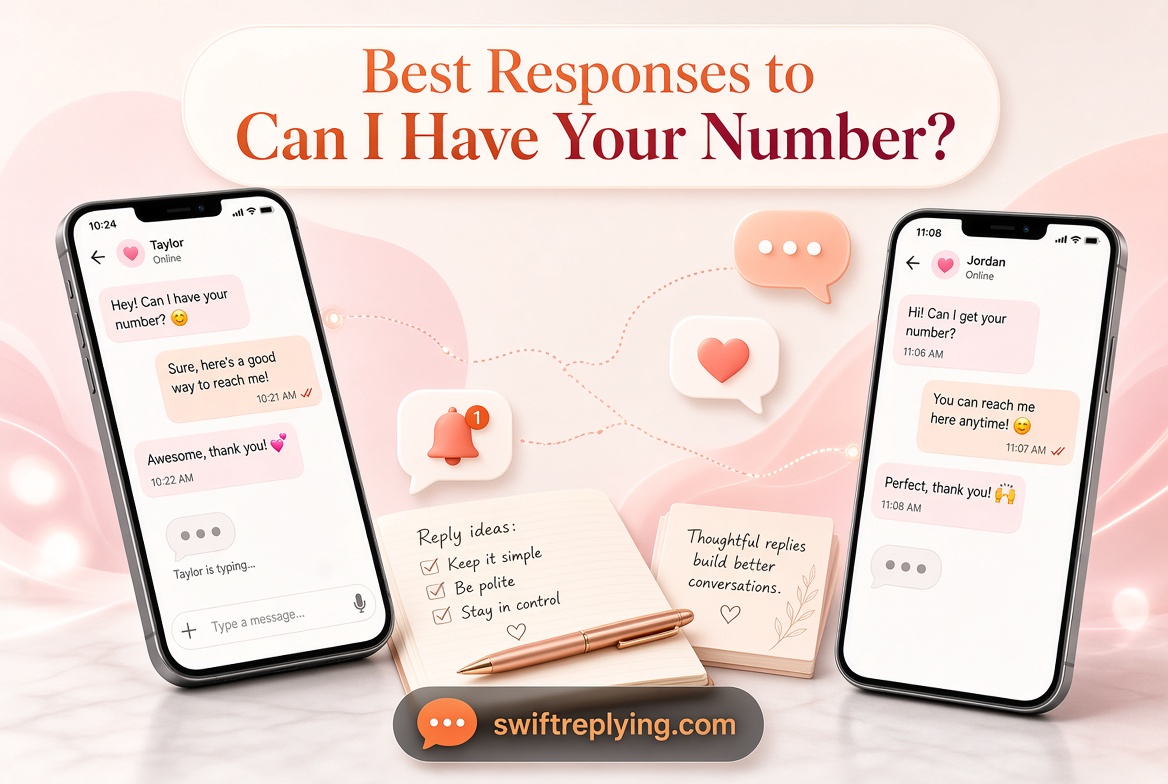 Best Responses to “Can I Have Your Number?”