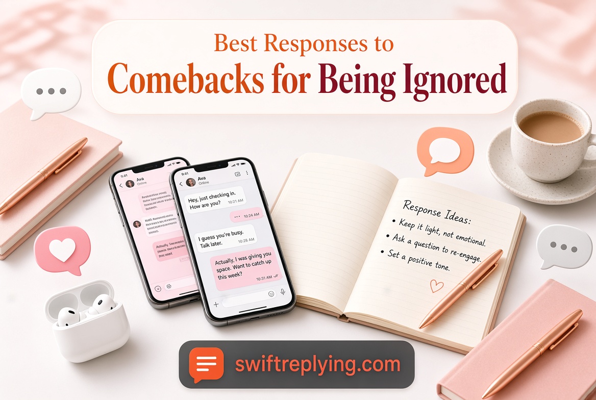 Best Responses to “Comebacks for Being Ignored”
