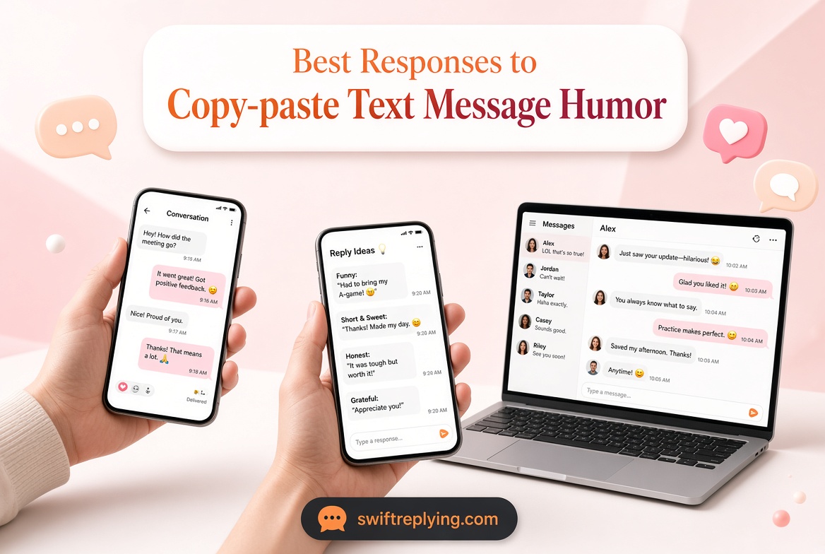 Best Responses to Copy-paste Text Message Humor