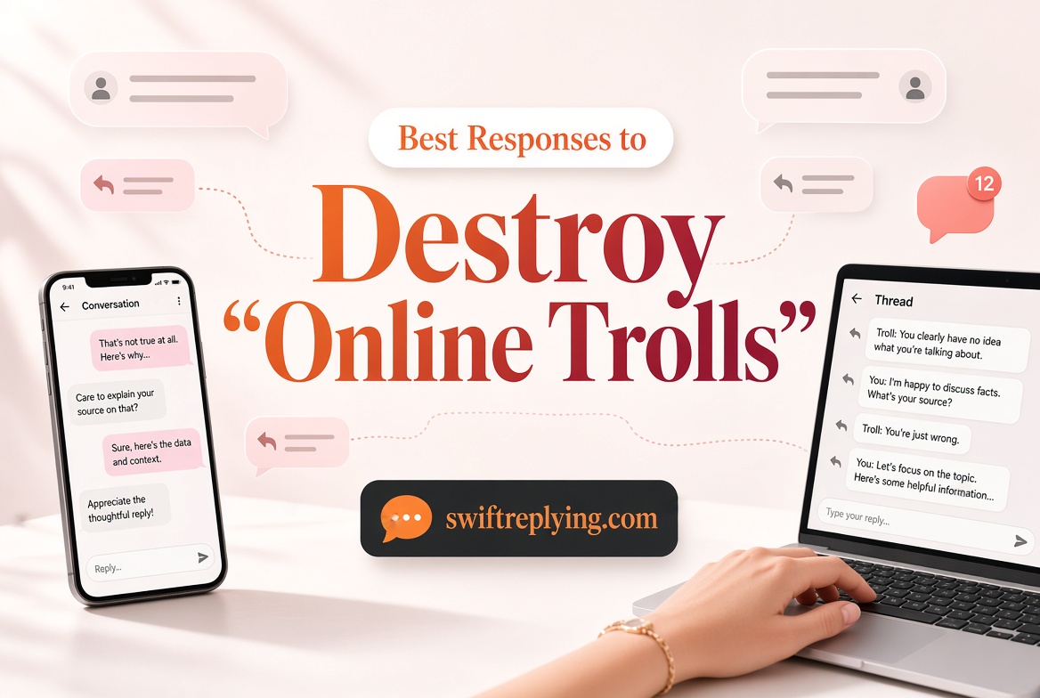 Best Responses to Comebacks to Destroy “Online Trolls”