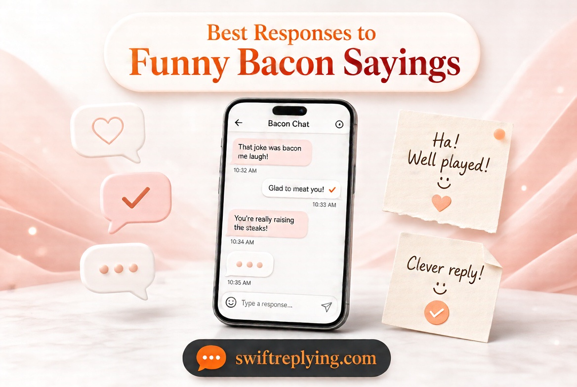 Best Responses to Funny Bacon Sayings