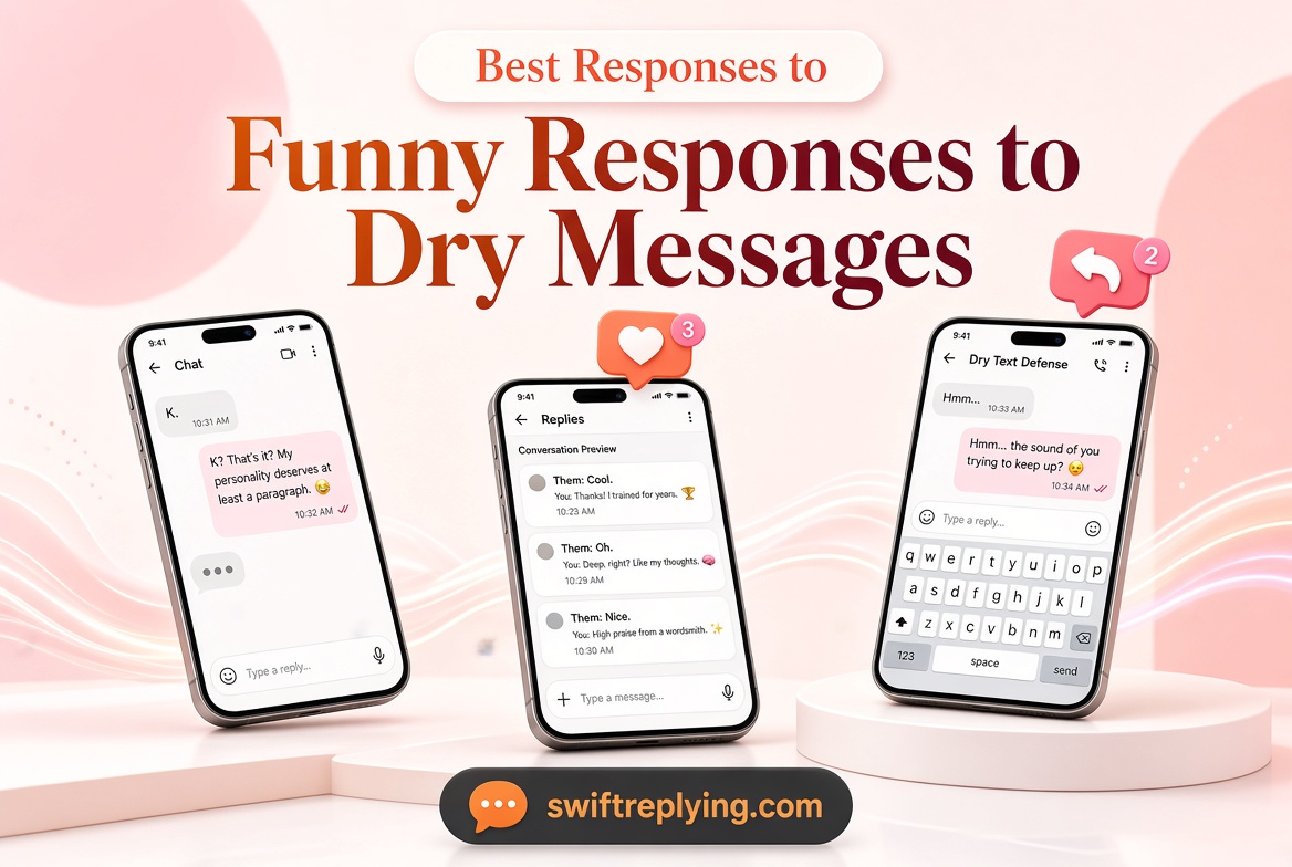 Best Funny Responses to Dry Messages