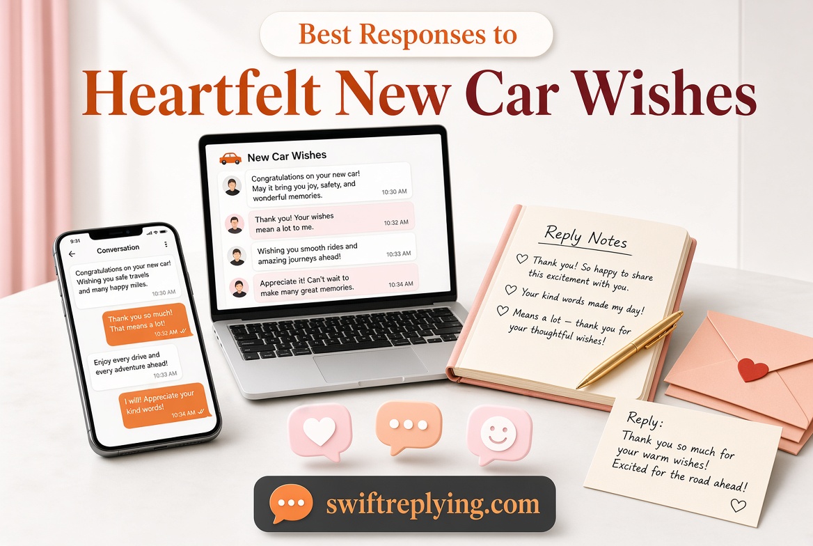 Best Responses to Heartfelt New Car Wishes