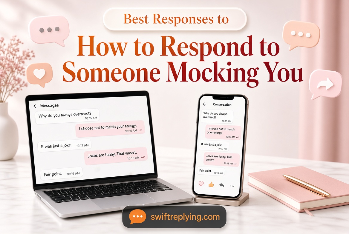 Best Responses to How to Respond to Someone Mocking You