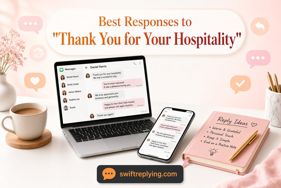 Best Responses to "Thank You for Your Hospitality"