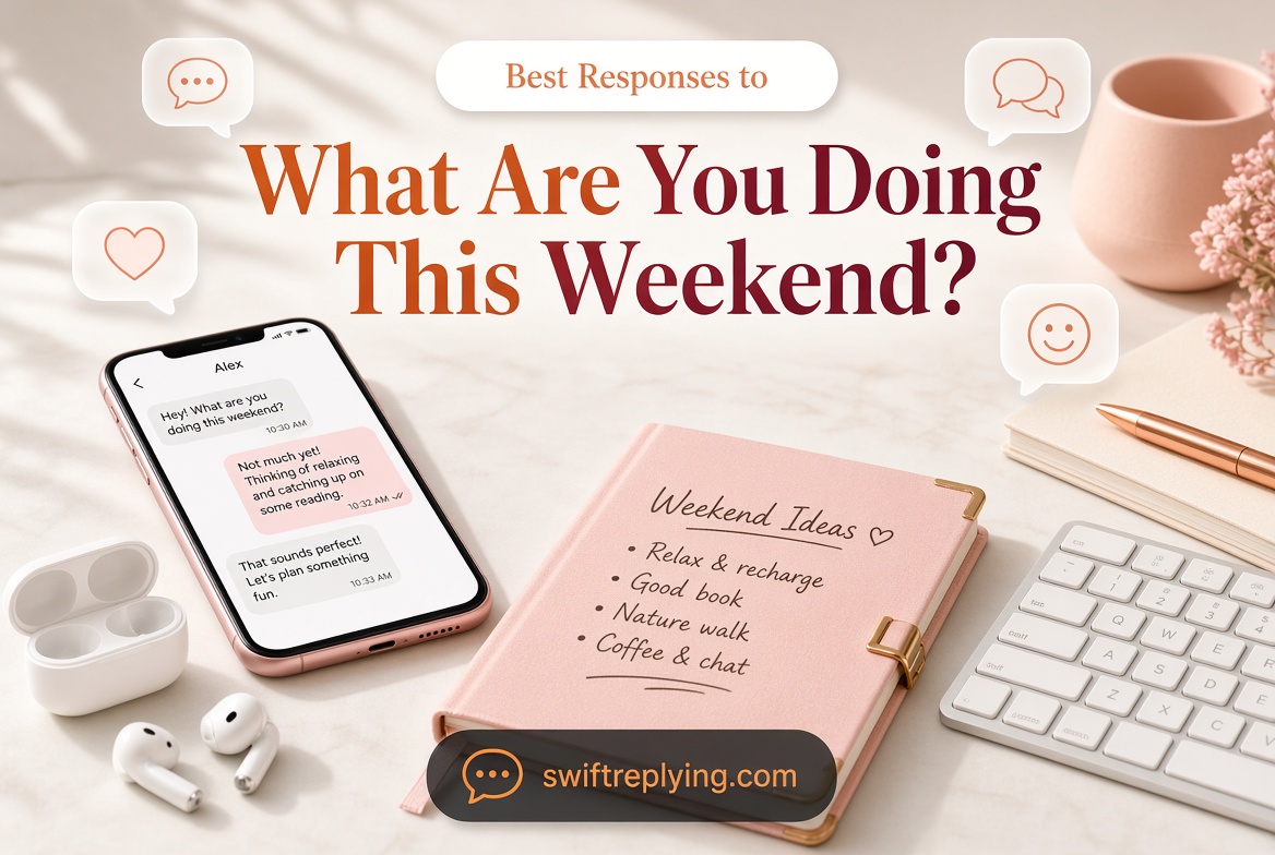 Best Responses to “What Are You Doing This Weekend?”