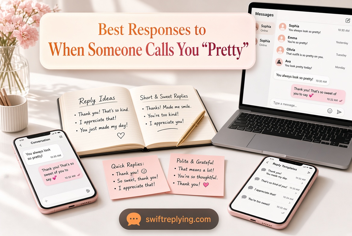 Best Responses to When Someone Calls You “Pretty”