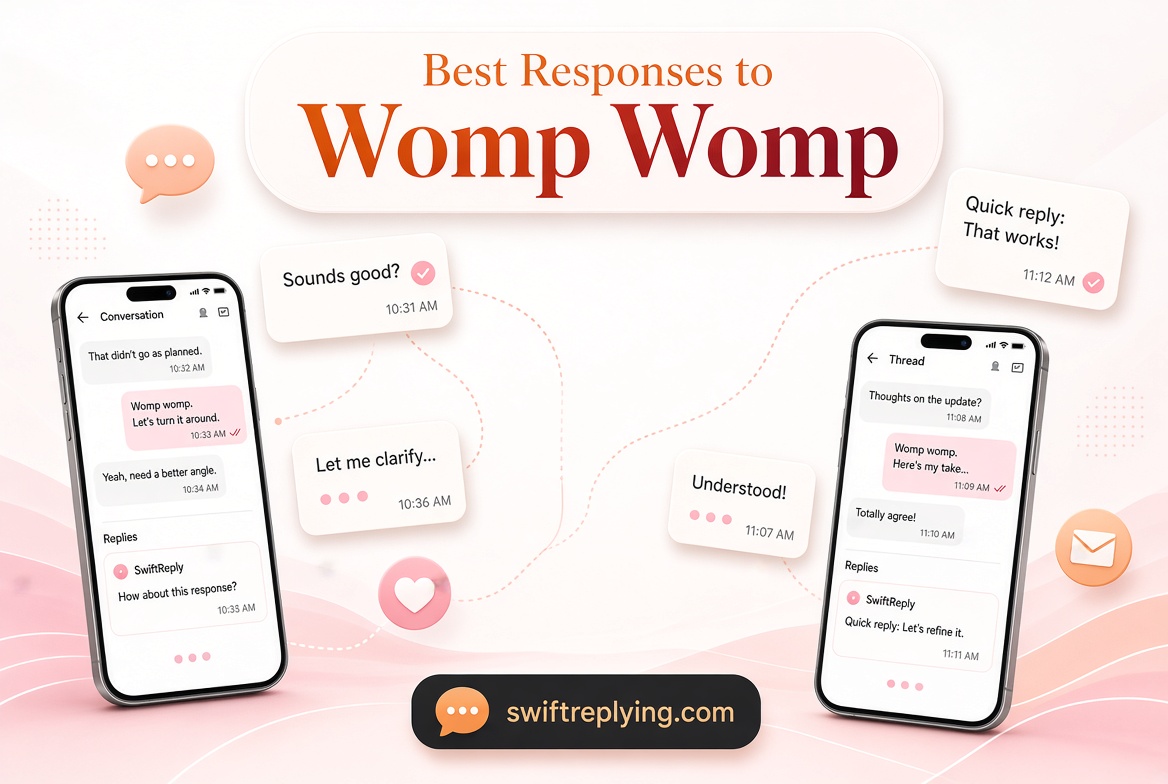 Best Responses to "Womp Womp"