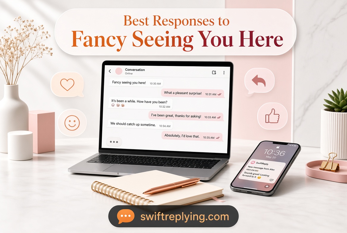 Best Responses to “Fancy Seeing You Here”