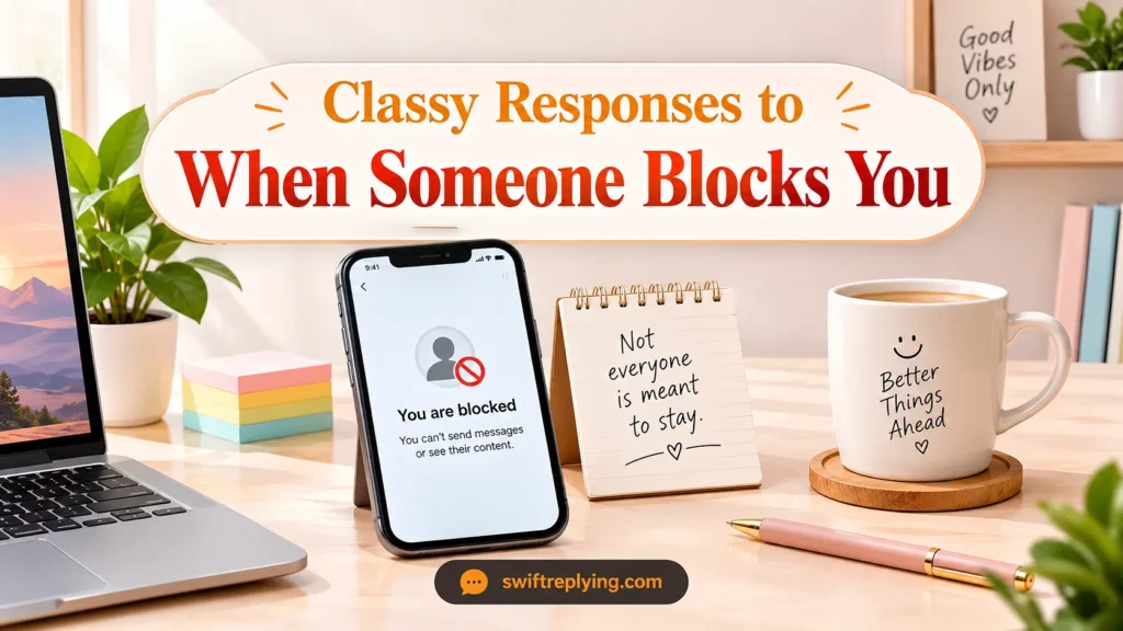 Classy Responses to When Someone Blocks You