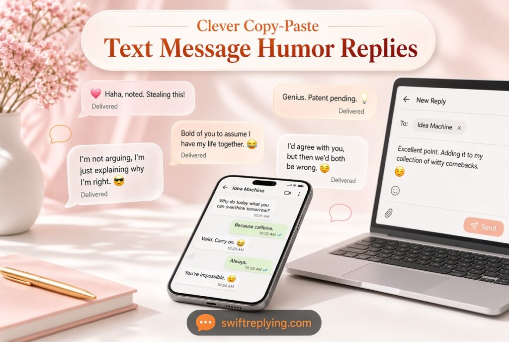 Clever Copy-Paste Text Message Humor Replies