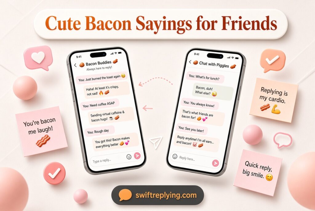 Cute Bacon Sayings for Friends