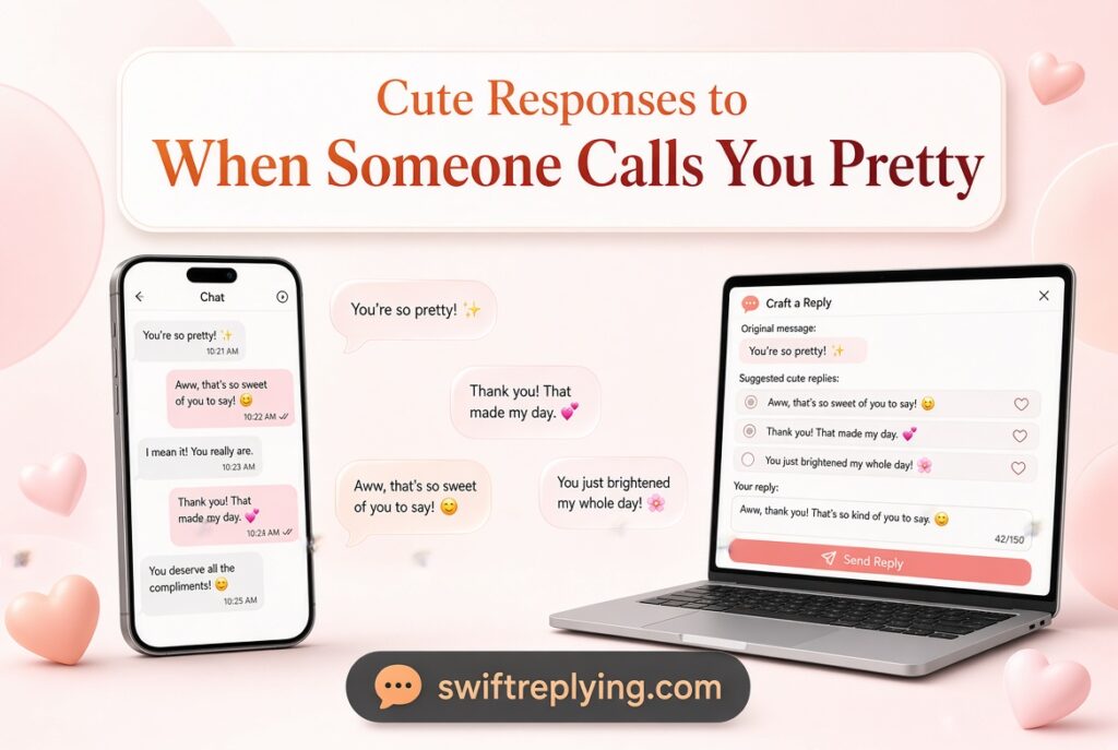 Cute Responses to When Someone Calls You Pretty