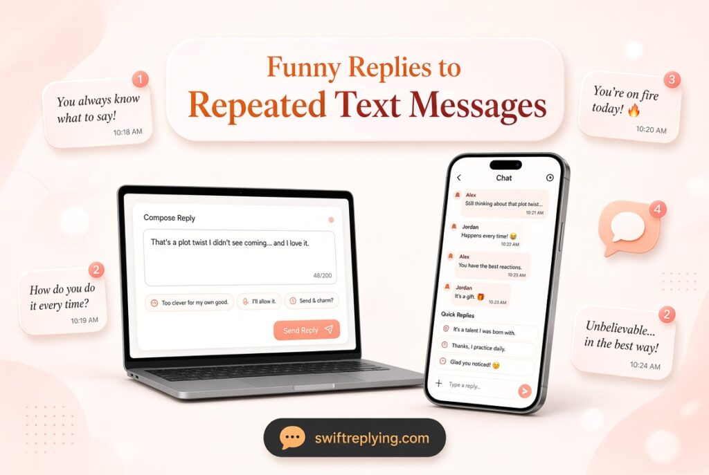 Funny Replies to Repeated Text Messages