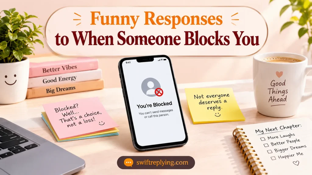 Funny Responses to When Someone Blocks You