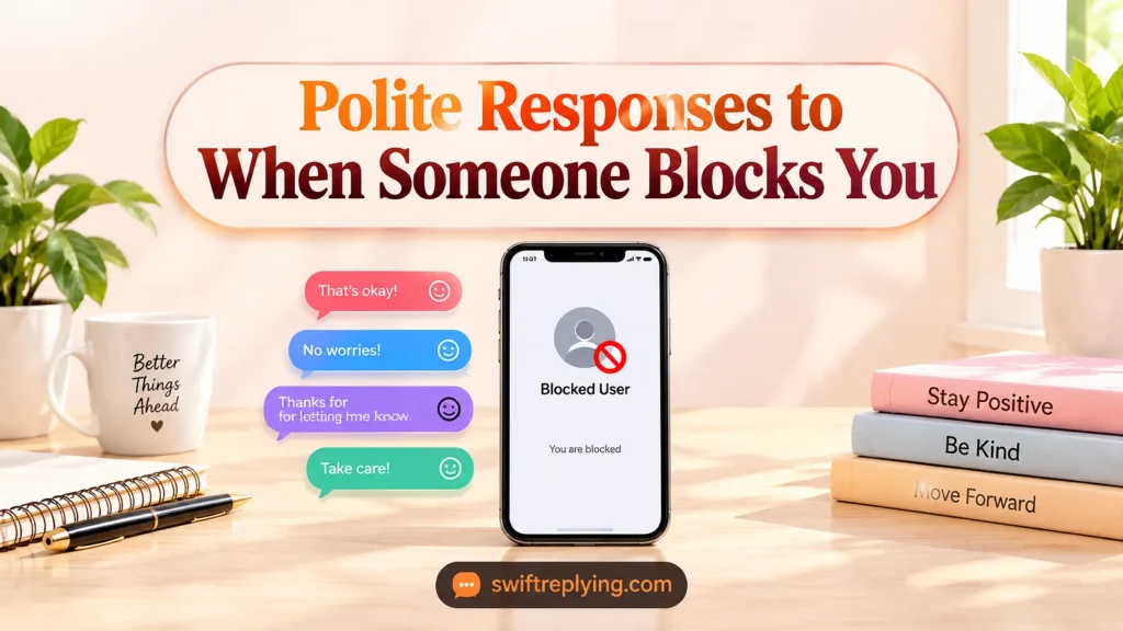 Polite Responses to When Someone Blocks You