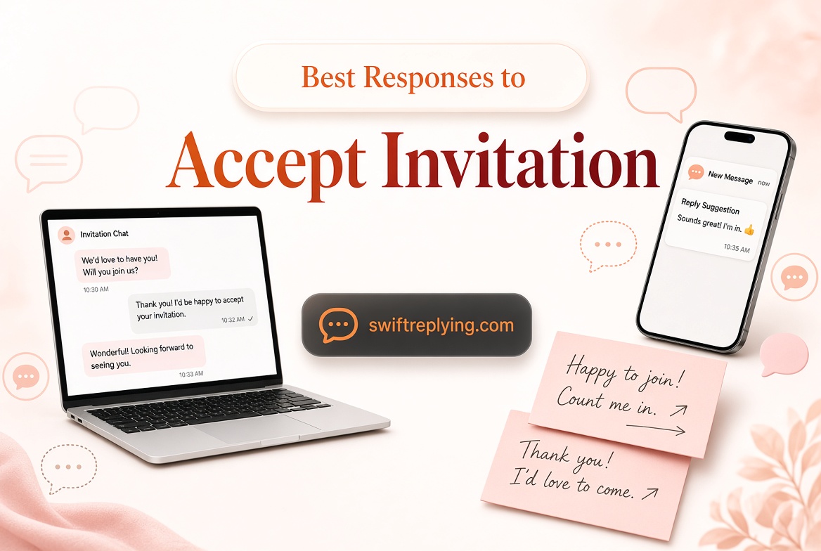 Best Responses to Accept Invitation