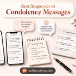 Best Responses to Condolence Messages