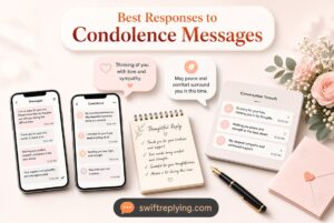 Best Responses to Condolence Messages