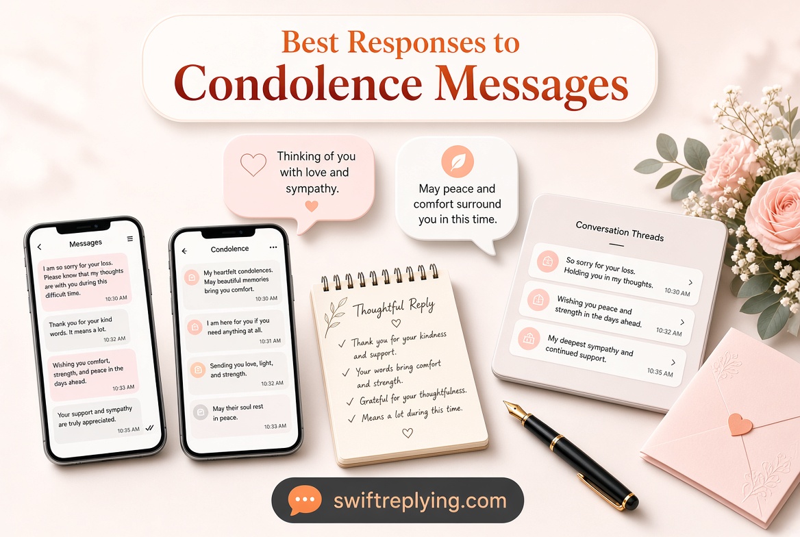 Best Responses to Condolence Messages