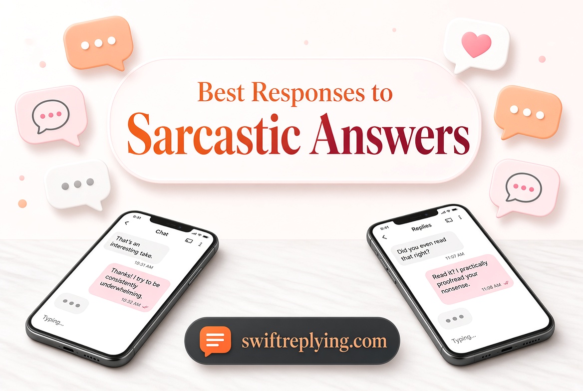 Best Responses to “Sarcastic Answers”