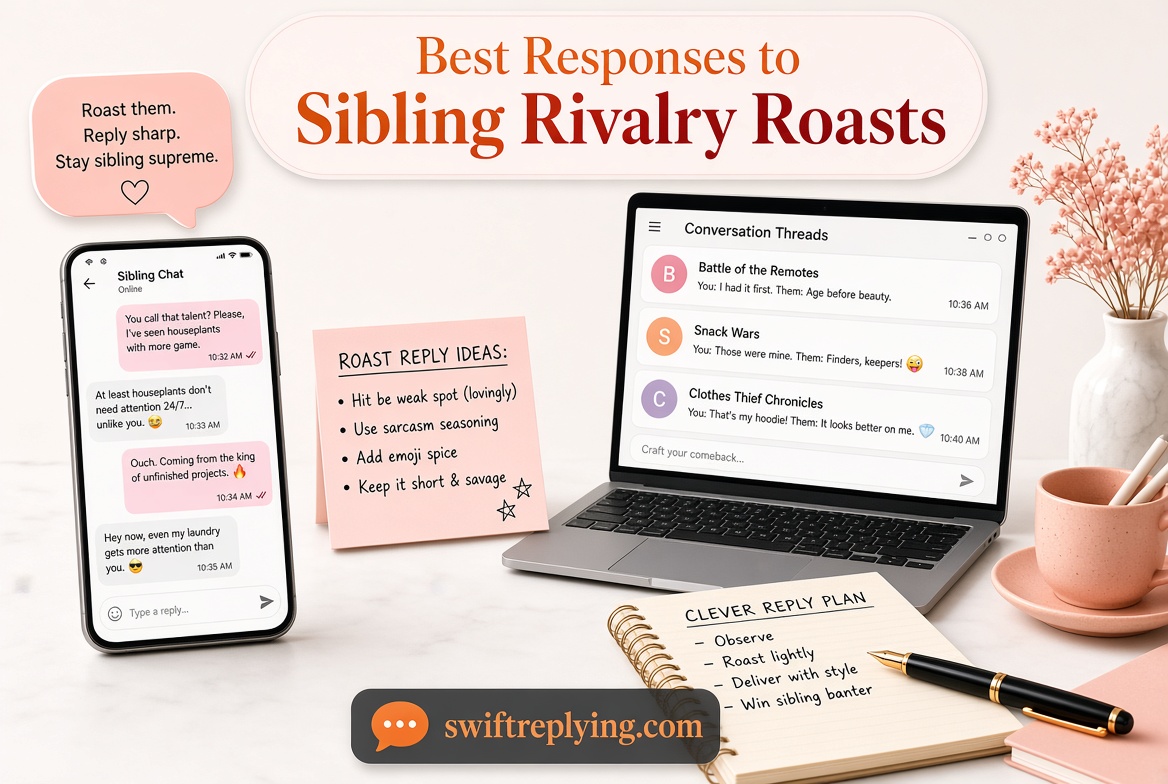 Best Responses to Sibling Rivalry Roasts